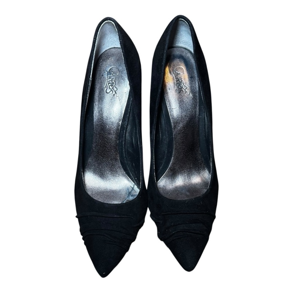 Carlos by Carlos Santana Black Suede Women's Heels Size 10
